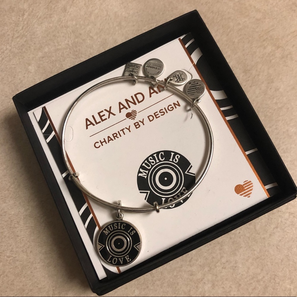 ALEX AND ANI Music is Love bangle